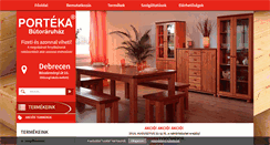 Desktop Screenshot of portekafenyobutor.hu